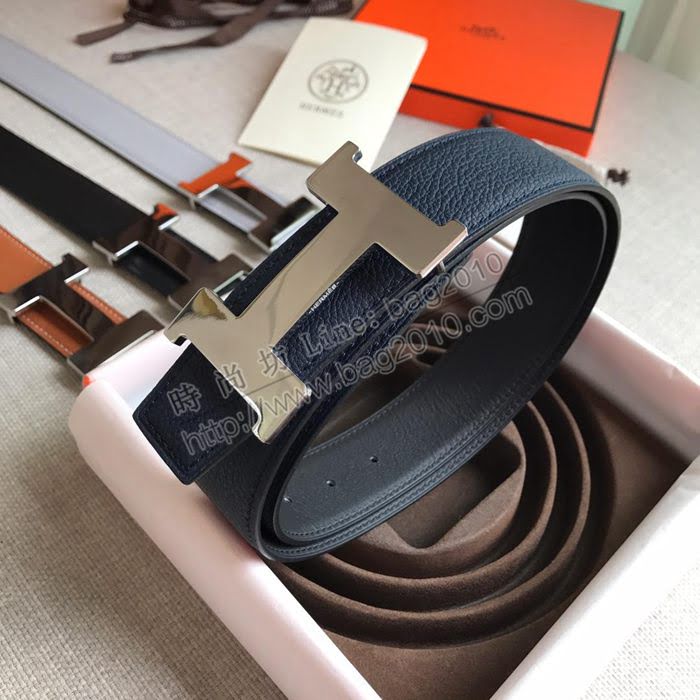 HERMES皮帶 REVERSIBLE LEATHER STRAP 專櫃同步 進口原版皮 愛馬仕男士腰帶  hgh1910